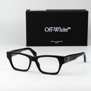 Off-White STYLE 7E Men Eyeglasses Black Square OERJ07E STYLE 7E 1000